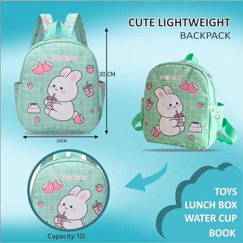 Image of Tinytot 15 inch Cute Backpack for Kids Girls Boys Toddler Backpack Preschool Nursery Play School Travel Bag for 5 to 8 Year Child - Mini Size