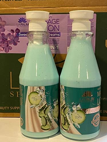 Healing Therapy Massage Lotion Cucumber Cashmere 24oz. 2 pk