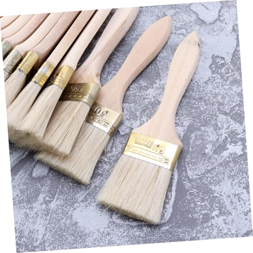 Pinceles de madera que no dejan marcas para pintar paredes sin rayar 8