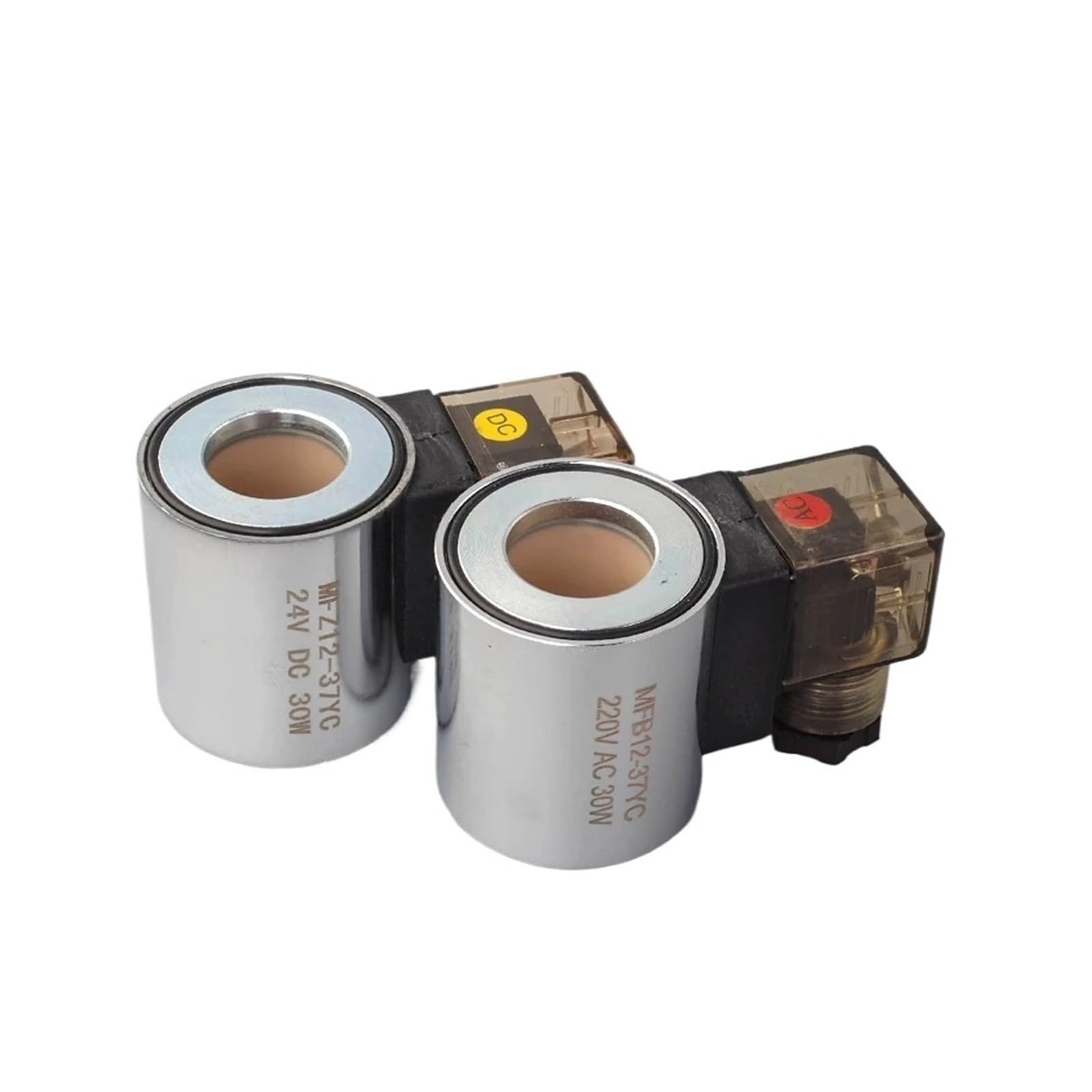 NACODLUL Hydraulic Solenoid Valve Coil Mfz12-37yc Solenoid Valve Control Valve Inner Diameter 23mm High 51mm(DC48V)