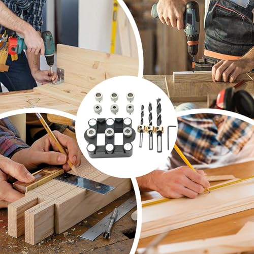 Outil de menuiserie pour assemblages de meubles sans erreur d'alignement - 4