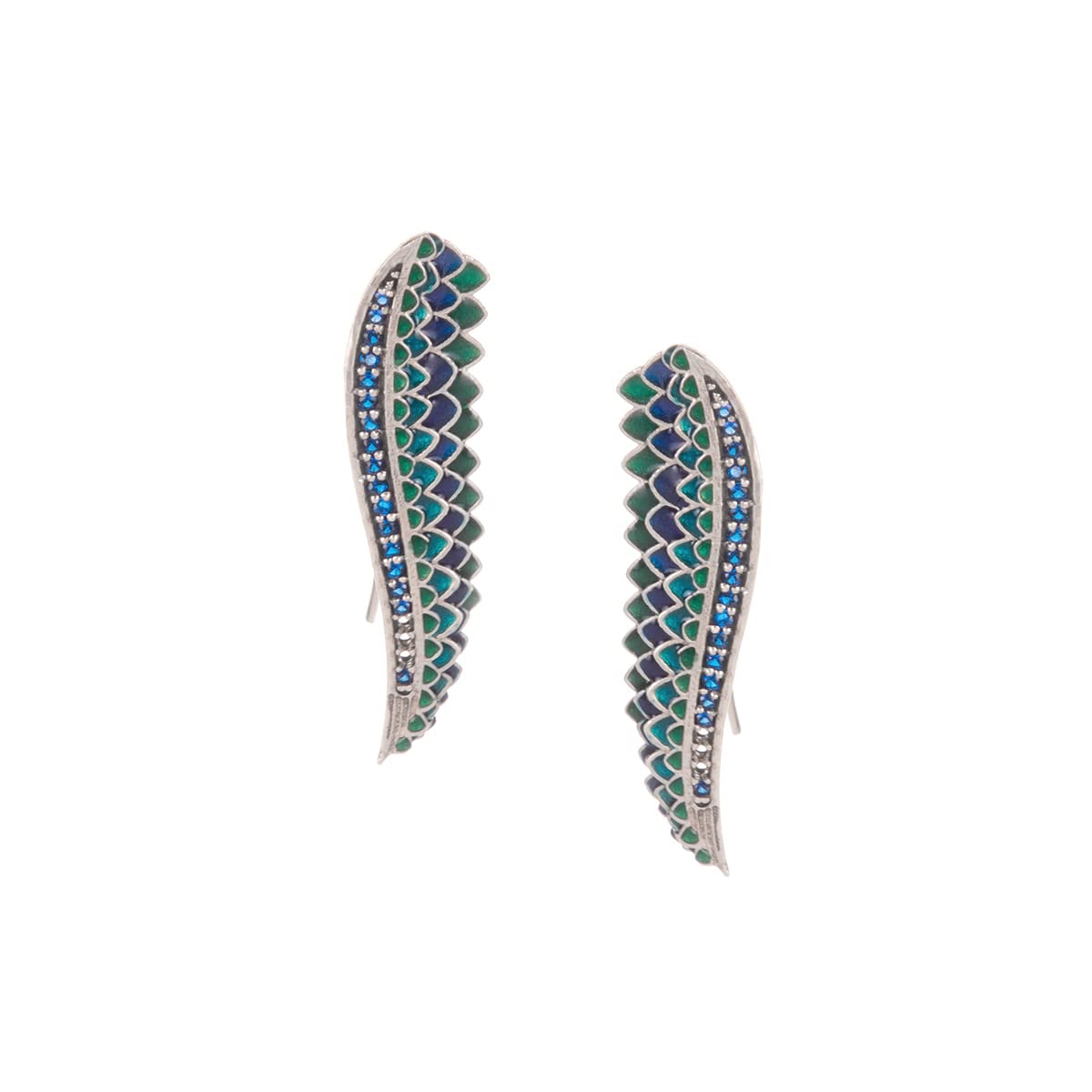 Shaya by CaratLane Oxidised Owning My Weird Humour Earrings in 925 Silver for women (B09Z87K14Z) Amazon Price History, Amazon Price Tracker