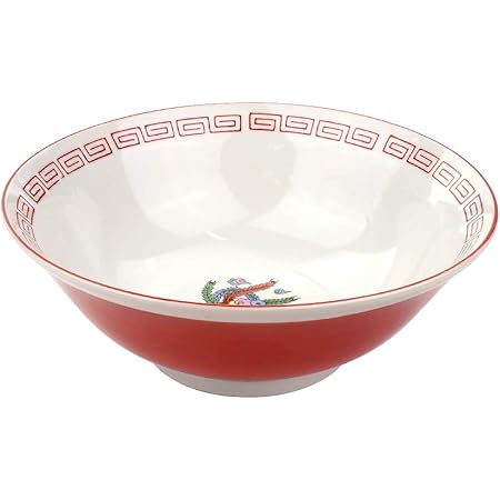 Amazon K Sキッチン アウトレット 元祖醤油ラーメンの器 19 5cm 1000cc 日本製 国産 美濃焼 陶器 食器 中華食器 丼 どんぶり 丼ぶり らーめん ラーメン丼 ラーメンどんぶり ラーメン鉢 ラーメン皿 麺鉢 大鉢 盛鉢 盛り鉢 うどん 煮物鉢 定番 レトロ 赤巻き シンプル