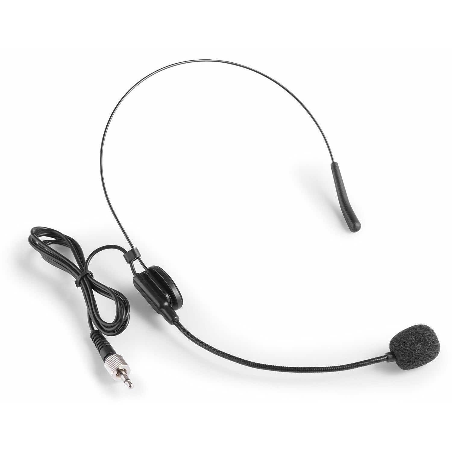 Vonyx WM82C Sistema de Micrófono Inalámbrico UHF 2 Canales con Receptor, Petaca, Micrófono de Mano, Diadema y Solapa, Señal Estable y Maletín de Transporte, Ideal para Eventos y Presentaciones