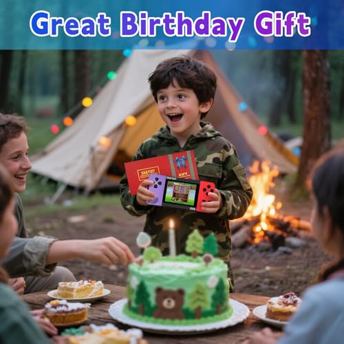 image for SNONBROS Retro Handheld Games for Kids, Built-in 216 Video Games, Rech