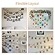 Mbsomnus 40 Stück Fotogirlande 10x15 cm Fotoleine mit Klammern Papier Bilderrahmen Weiß mit 40 Stück Holzklammern 4 Stück Hanfseil Karton Fotorahmen 6 Zoll für DIY Geburtstag Hochzeit Party Wand