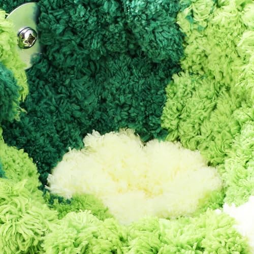 Image of GANAZONO Cozy Plush Parakeet Nest for Cage Winter Bed - Soft Warm Bird Sleeping Hut for Parrots Lovebirds Cockatiels Conures Small Pets 6.69X6.69X3.93In