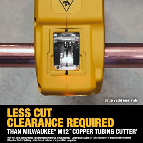 DEWALT 20V MAX XR 1-1/4 in. Copper Tubing Cutter (DCE154B) - image 9