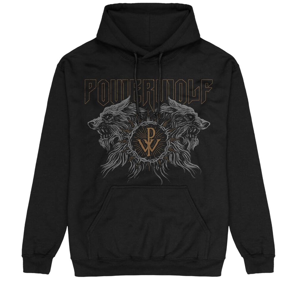 Powerwolf Crest Wolves Männer Kapuzenpullover schwarz Band-Merch, Bands