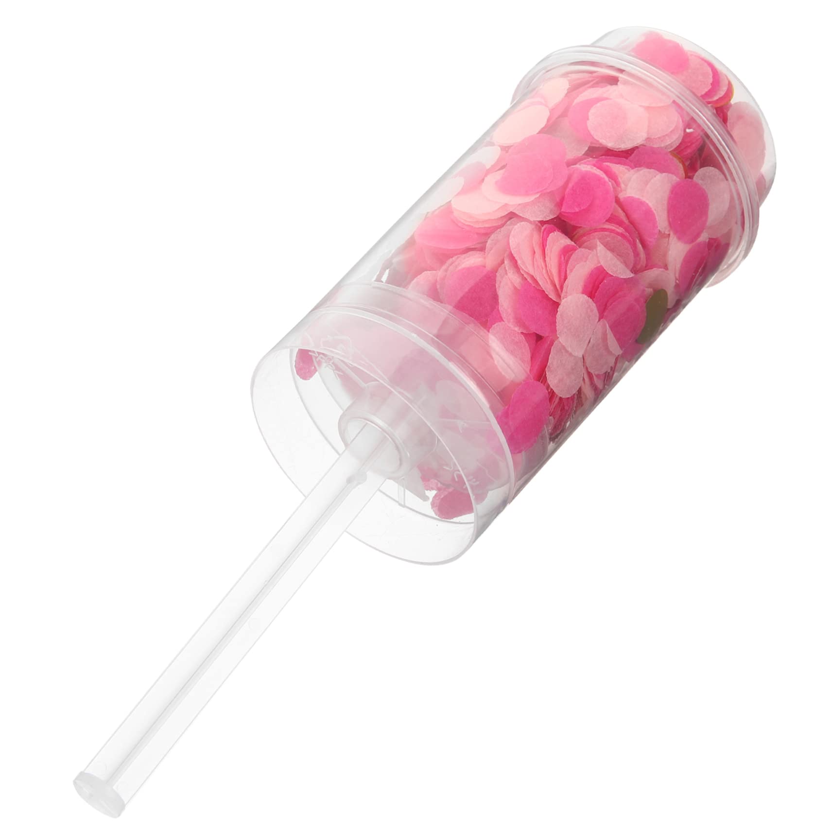 Warmhm 5pcs Wedding Confetti Gender Reveal Confetti Pink Confetti Popper Confetti Sticks Birthday Party Confetti Shooter Handheld Confetti Flick Flutter Streamers Sprinkle Confetti Paper