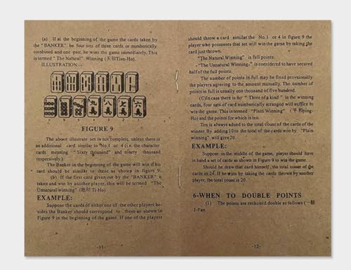 Set Vintage de Mahjong Tradicional Chino miniatura 4