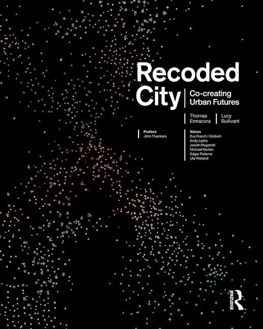 Recoded City Co-Creating Urban Futures livre developpement urbain durable