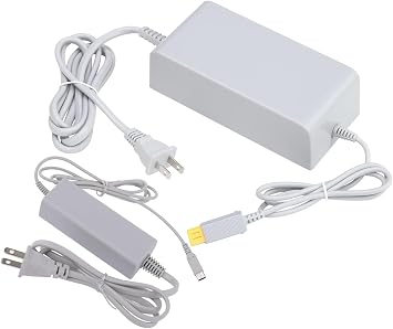 2-1 AC Adapter Compatible with Wii U Console and Wii U Gamepad, Power Console, and Gamepad Charger for Both Console/Gamepad