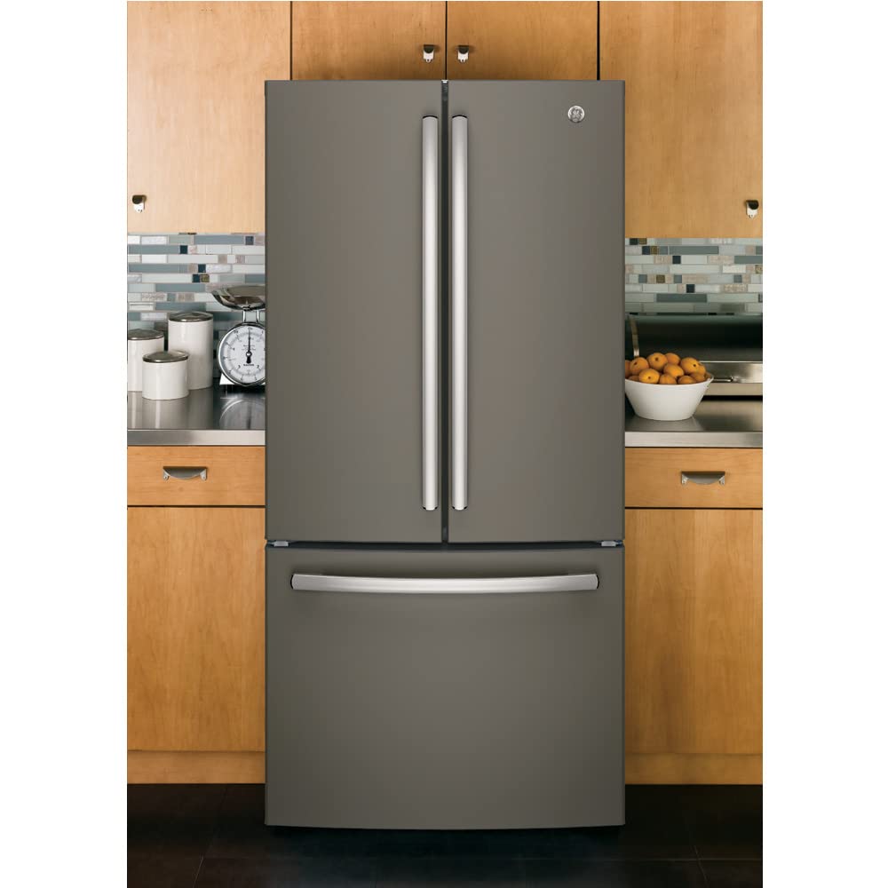 GE Gwe19jmles 33" Counter Depth French Door Refrigerator With 18.6 Cu. Ft. Total Capacity, Slate on Fridge.com - View 5