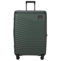 Samsonite Intuo – Spinner L, valigia espandibile, 75 cm, 105, 115 L, taglia (Olive Green)