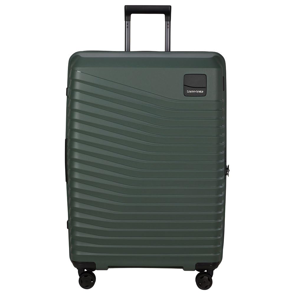 Intuo - Spinner L, Expandable Suitcase, 75 cm, 105/115 L, Green (Olive Green)