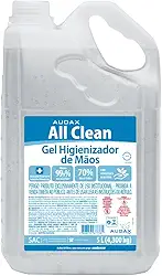 ALCOOL GEL 70% ALL CLEAN AUDAX 5L [GALAO 1 UN]