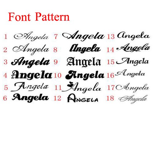 Unisex Personalized Nameplate Necklace Pendant My Name Custom Of Stainless Steel3