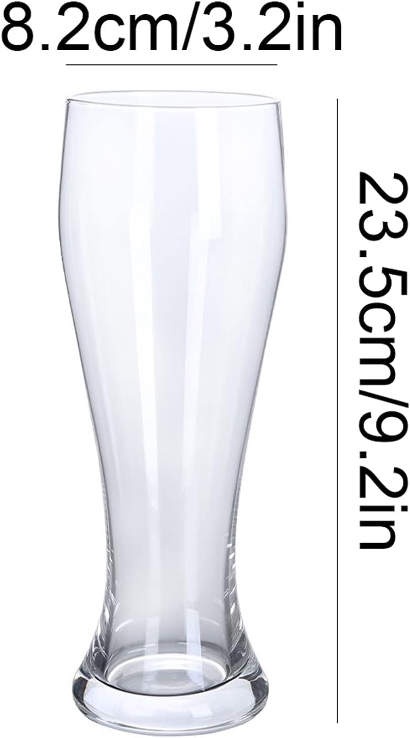 Beer Cup Glass Beer Mug Set of 5 Beer Glasses Large Capacity Beer Stein 650ml The Ideal Beer Cup for Festivals BBQs and Football Games Beer Stein