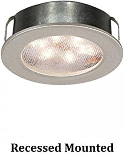 Miniatura 3 de WAC Lighting Luz LED de pulsador redonda, con haz suave color blanco.