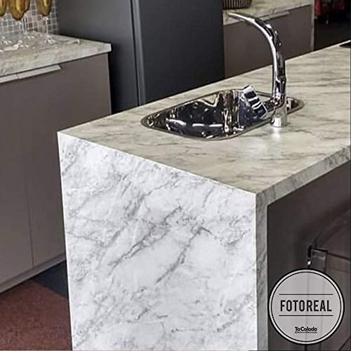 Adesivo para móveis Mármore Carrara 0,61m