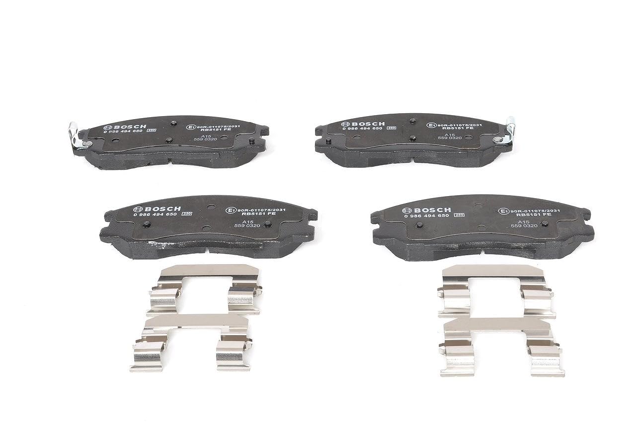BOSCH Bremsbelagsatz, Scheibenbremse 0986494650