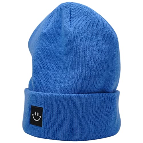 Image of 55cube Knit Beanie Hat Cuffed Plain Skull Cap for Men Women