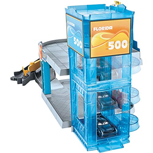 Cars 3 - Circuito Florida 500 para Coches de Juguete (Mattel FWL70), Exclusivo en Amazon