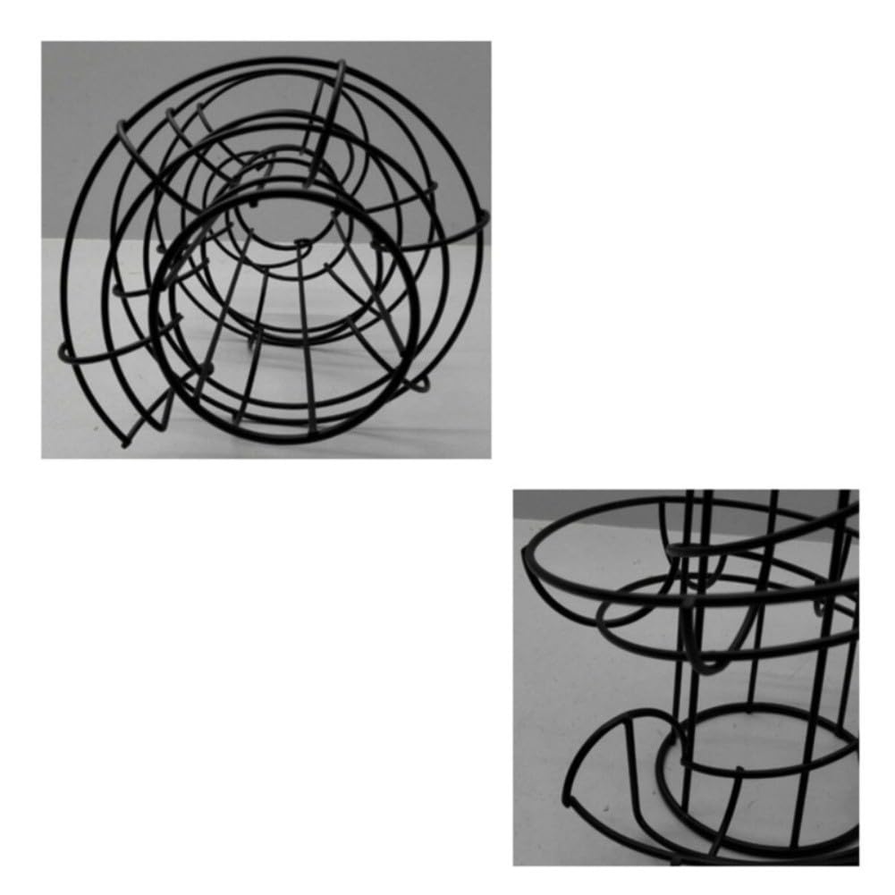 Lot de 20 spirales sans installation pour porte-œufs, support de cuisine en fer pour comptoir, support de rangement peu encombrant