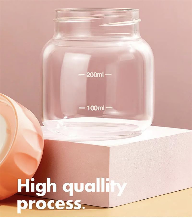 Image of Frosted Glass Water Bottle with Lid 300ml Portable Rope, Small Coffee Mug Cute Juice Jar Flower Tea Drinking Cup BPA Free, Easy to carry (PACK OF 1) (bottle)
