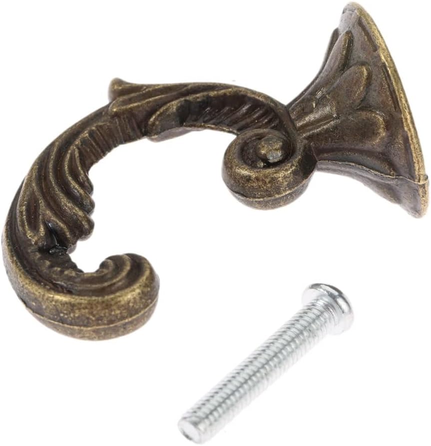 VVintage Bronze Hook Wall Mount Cap Coat Clothes Bathroom Kitchen Hook Furniture Hardware with Screws