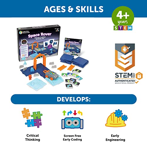 Learning Resources LER3114 Space Rover Deluxe Coding Activity Set, 51 Pieces, Ages 4+, Coding For Kids, Coding Toys thumb #4