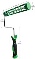 Vista 3 de Paint Roller Frame for General Core Roller Covers, 9-inch Non-Slip Roller Frame, Soft Grip Threaded Roller Handle