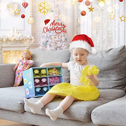 Meland princess dress up - dress up clothes for toddlers with skirts, shoes, crown & play jewelry, princess toys for girls age 3,4,5,6 year old, toddler little girls gift idea for birthday christmas 8 Meland princess dress up - dress up clothes for toddlers with skirts, shoes, crown & play jewelry, princess toys for girls age 3,4,5,6 year old, toddler little girls gift idea for birthday christmas - image 9