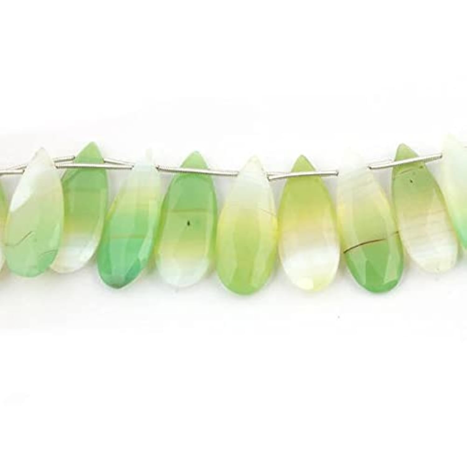 Chrysoprase briolette pour créer un bijou personnalisé à offrir