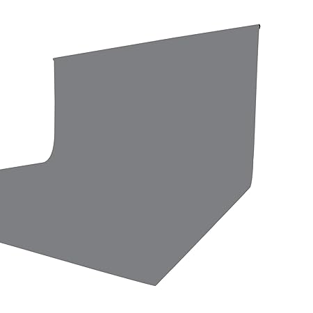 Issuntex 5X7 ft Gray Background Muslin Backdrop,Photo Studio,Collapsible High Density Screen for Video Photography and Television