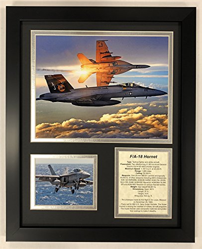 Fotos enmarcadas F/A-18 Hornet el regalo de aviación militar para coleccionistas