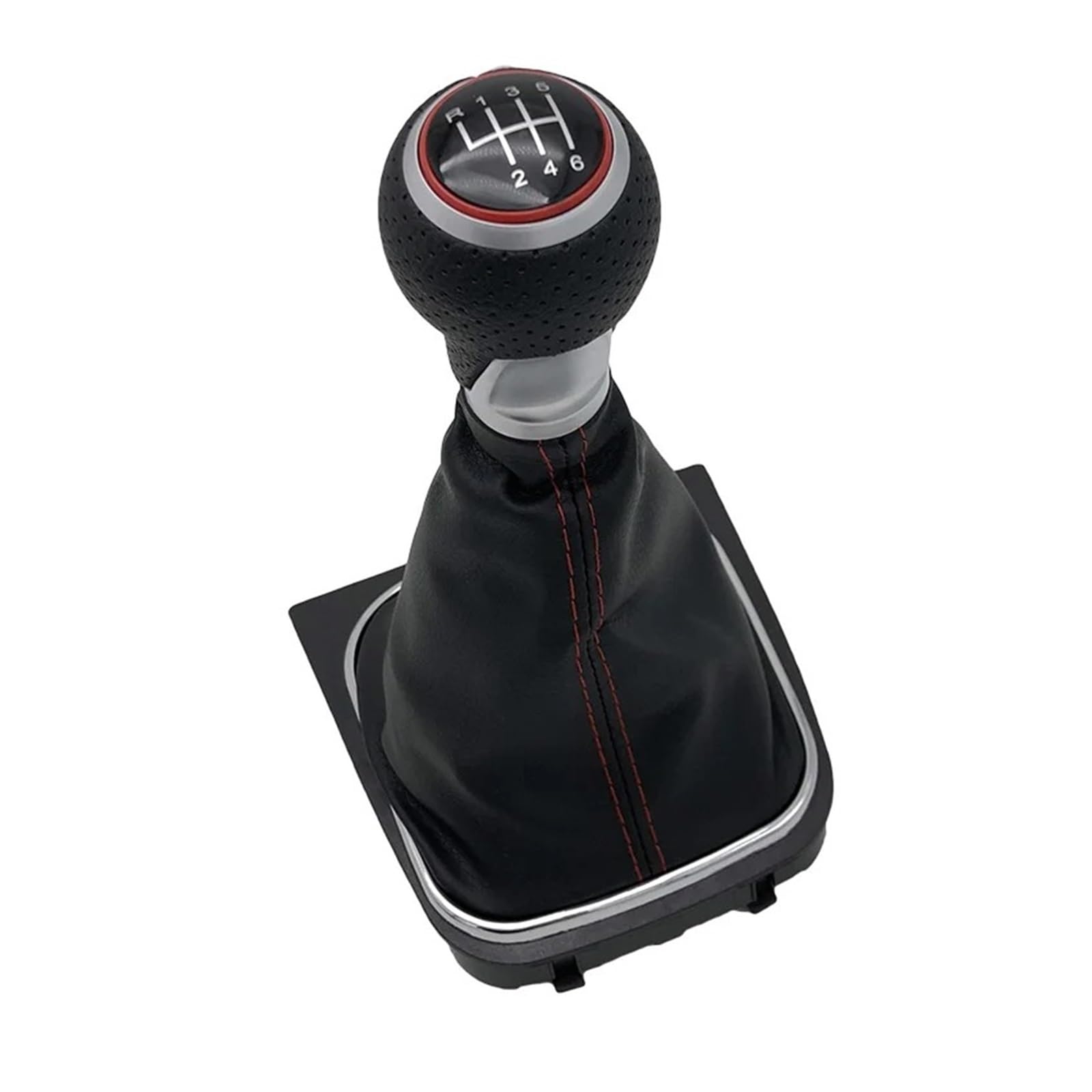 VAVGKDKPZB Shifter Lever Handle for VW for Golf 6 MK5 MK6 for Jetta 2005-2014 5 Speed Gear Stick Shift(6 Speed Model B)