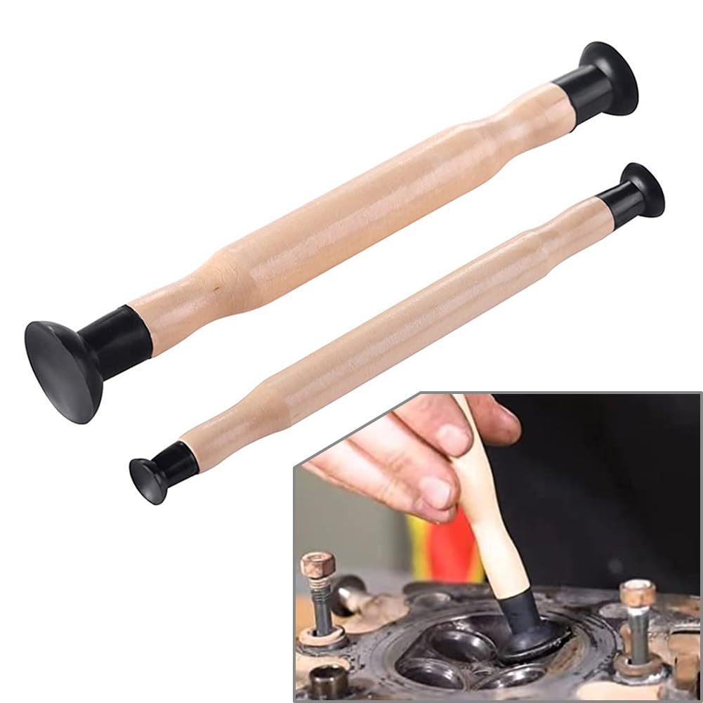 Bacar 1pc Rubber Double Ended Grip Grinding Stick Lap Hand Lapping Suction Cup Value Lapper Tool For Motorbikes, Chainsaws, Levelling Surfaces? Lawnmowers Motorbike