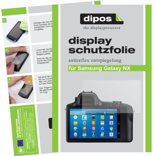 dipos I 2X Protection ecrán Mat Compatible avec Samsung Galaxy NX Films de Protection d'écran