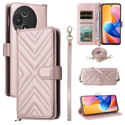 Étui pour TCL 60R 5G BELLA BEAR en cuir rose à rabat magnétique