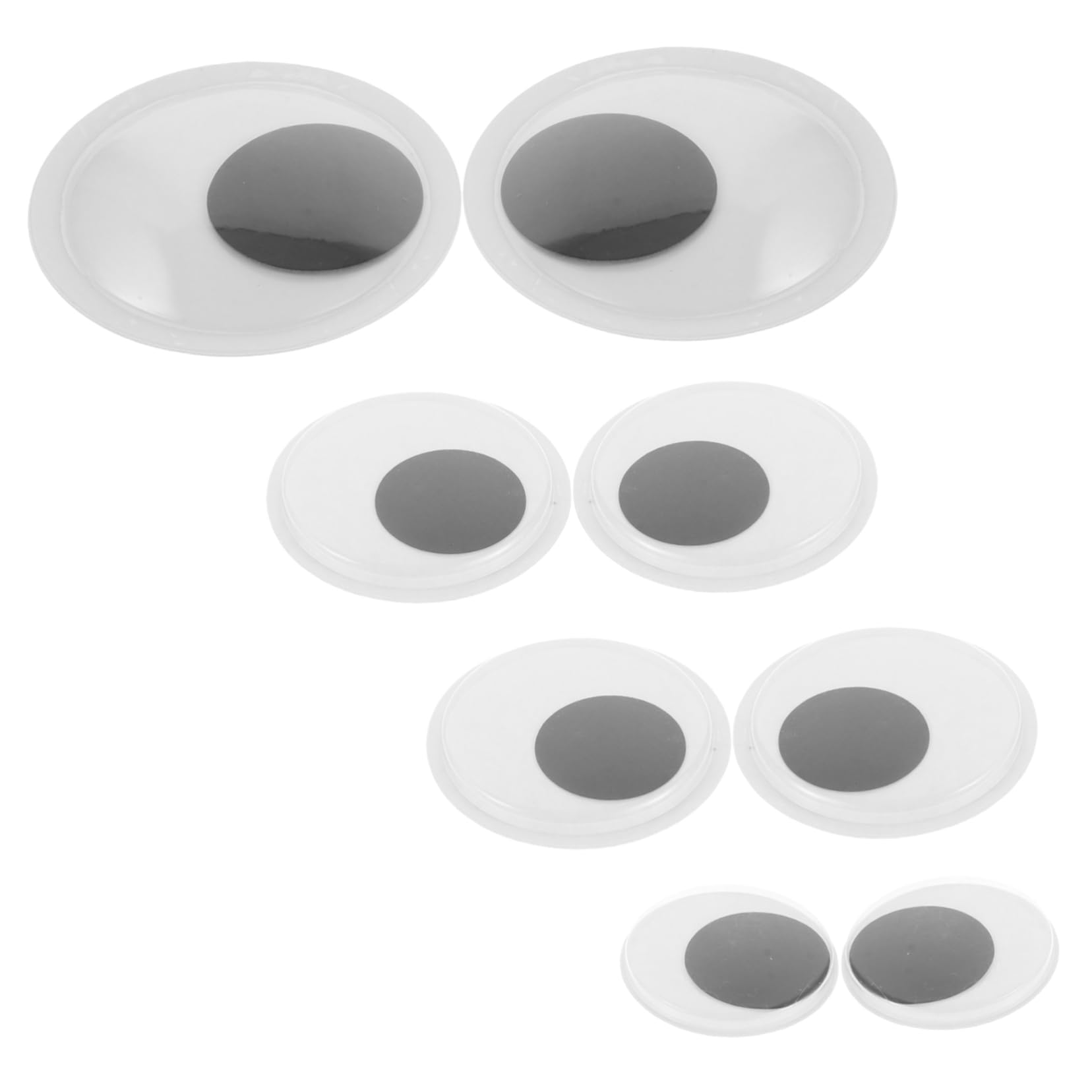 Angoily 8pcs Large Googly Eyes Wiggle Eyes for Crafts Home Decor Plastic Googly Eyes for Crafts