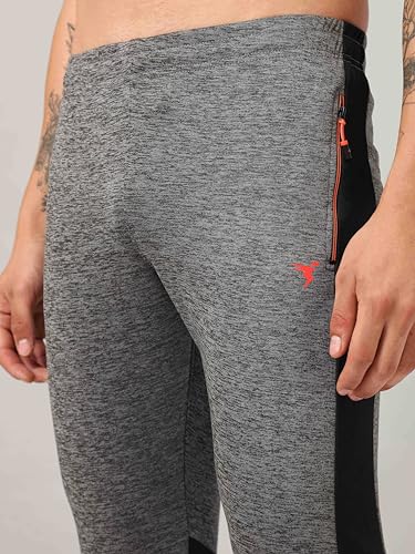 Image of TECHNOSPORT Men's Slim Fit Active Running Track Pant - (MPP681-123-P) Pack of 1