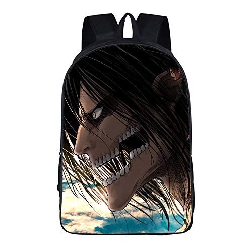 KaiWenLi Ataque Titán Eren Jaeger Serie 1   Mochila Ocio Deportes Otaku y el Anime Juego