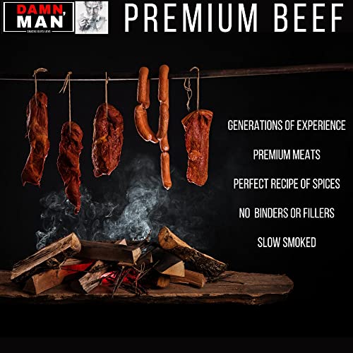 Jerky Gift For Men, Unique Food Gift Basket For Dad, Mens Birthday, Fathers Day - Summer Sausage, Bacon Sausage & Cheese Sticks, Beef Snack Sticks, Beef Jerky Snack Pack In Reusable Backpack, Keto, Low Carb #TOP3