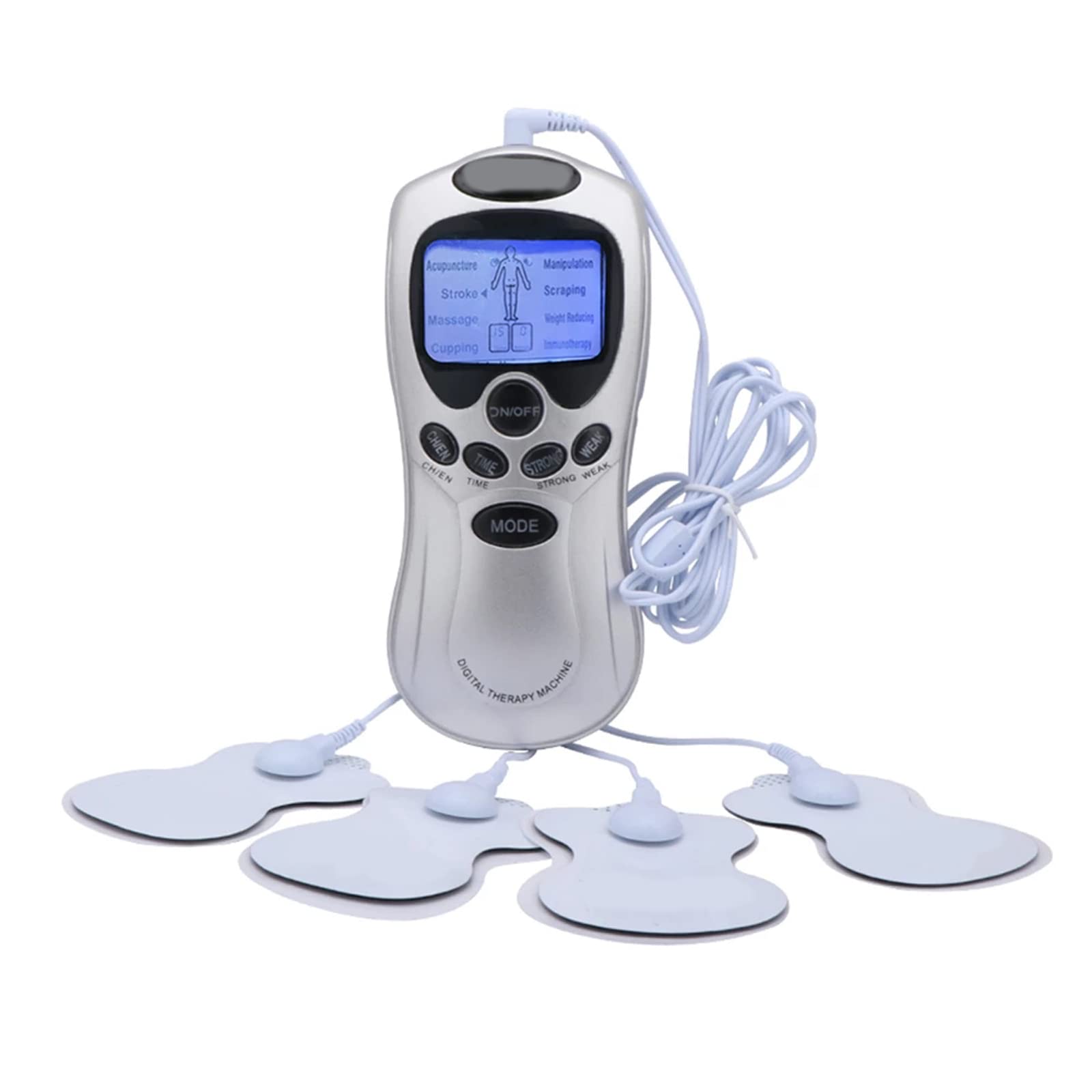 Stimulateur musculaire de physiothérapie TENS et EMS pour soulagement des maux de dos