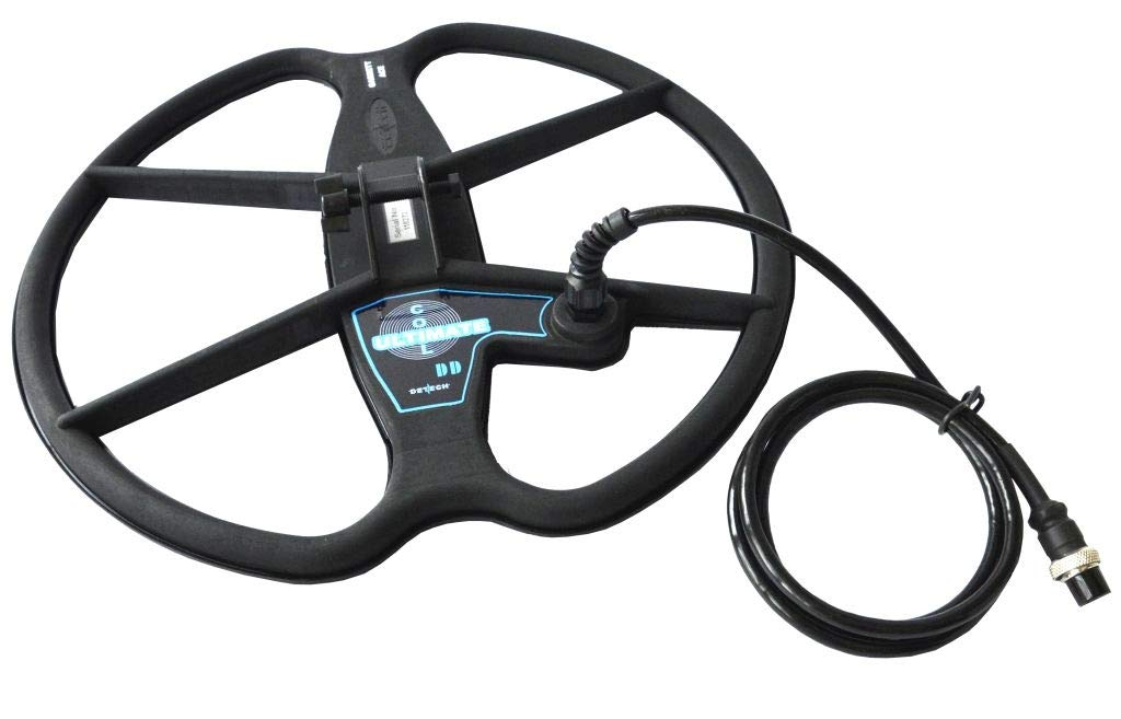 DETECH Bobina De Busqueda 13" Ultimate Bobina para Detector De Metales Profesional DD Plate per Garrett Ace 150/200/200i/250/300/300i/350/400/400i y Garrett Ace Euro Bobina Búsqueda Impermeable Plato