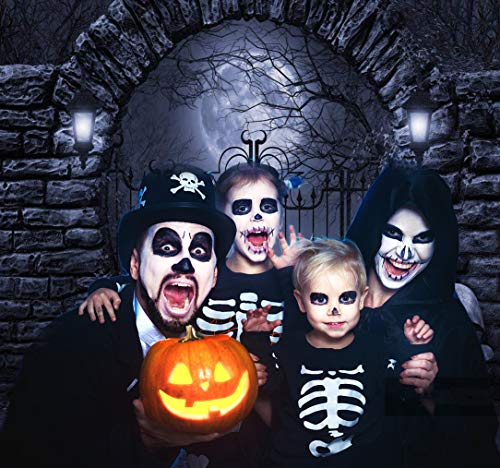 Wolada 10X10Ft Halloween Photo Backdrop Horror Dark Night Moon Backdrop Halloween Party Banner Trick Or Treat Backdrop Halloween Decoration Vinyl Photography Backdrop 10711 #TOP1