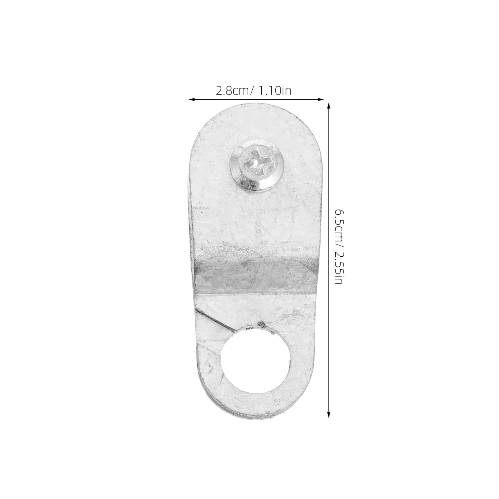 Levemolo Pulley Iron Single Block Bearing Cable Pulley Wheel Swivel Hook for Greenhouse Ventilation