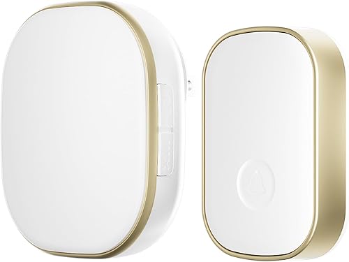 Miniatura 8 de HUAZHENQI-GH Timbre inalámbrico, timbre inalámbrico para el hogar, fácil de instalar, 5 ajustes de volumen, 58 campanillas, rango de uso de 1000